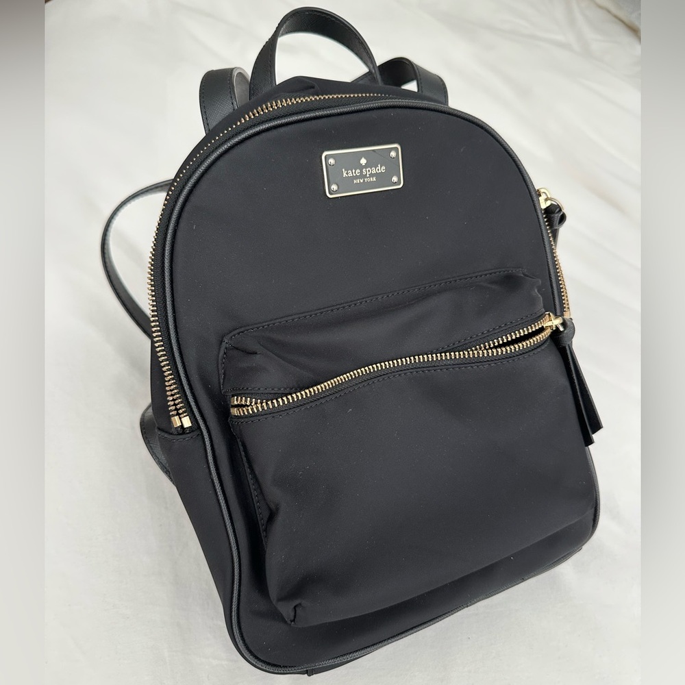 Kate Spade Backpack with Gold Details